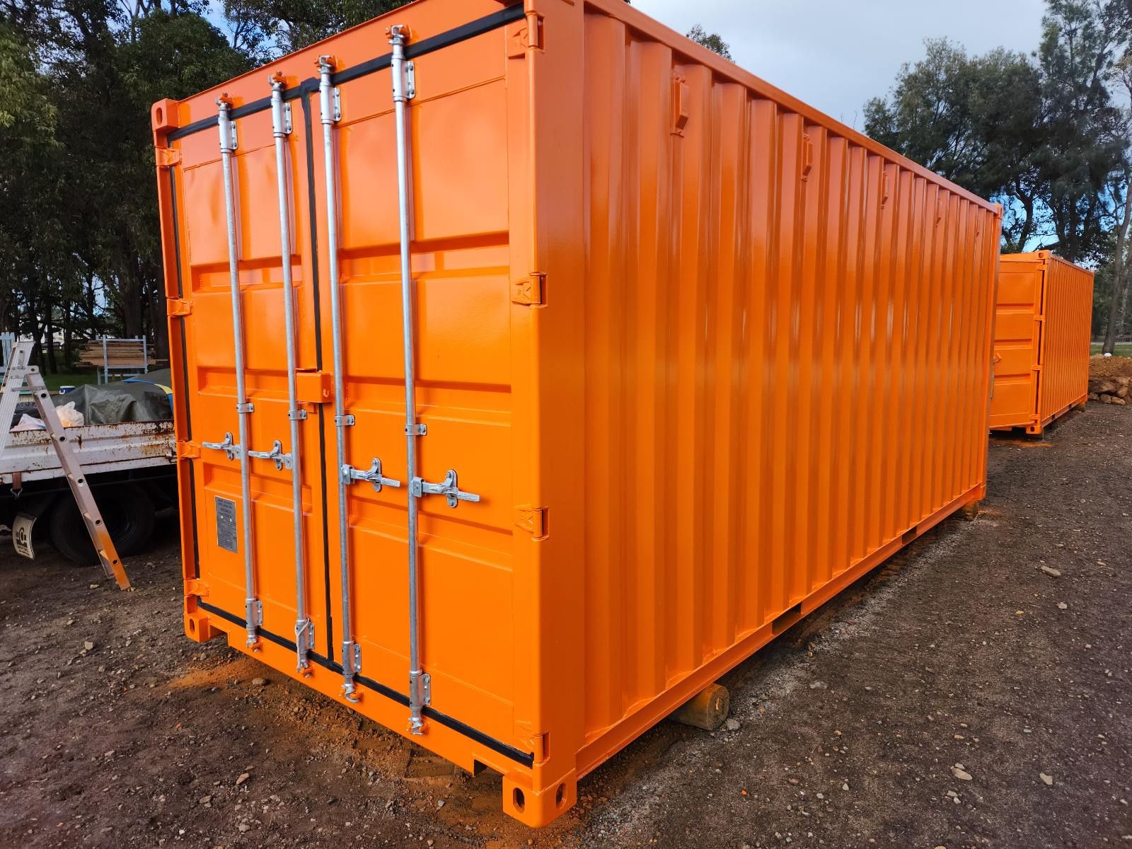 Shipping container restoration